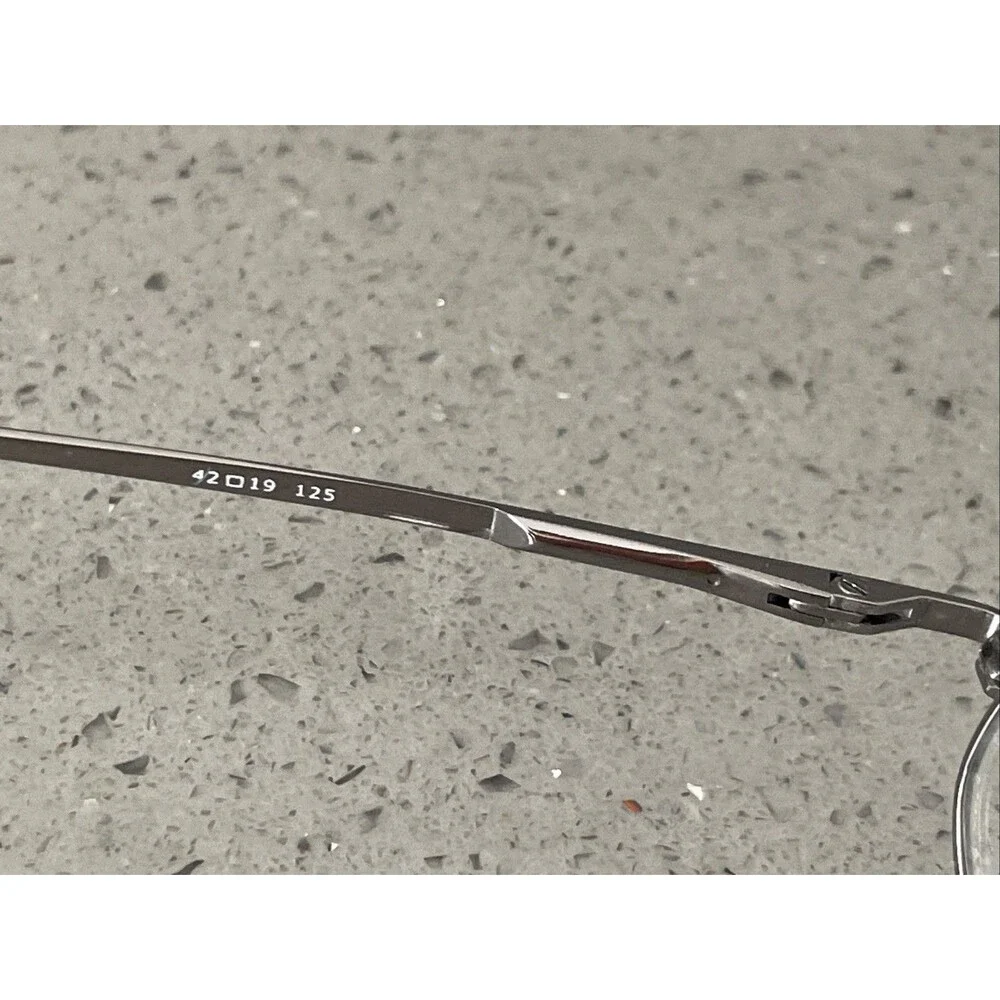 Eurosteel 78 Flex Shiny Gunmetal Eyeglasses Frames ONLY 42-19-125 Full Rim